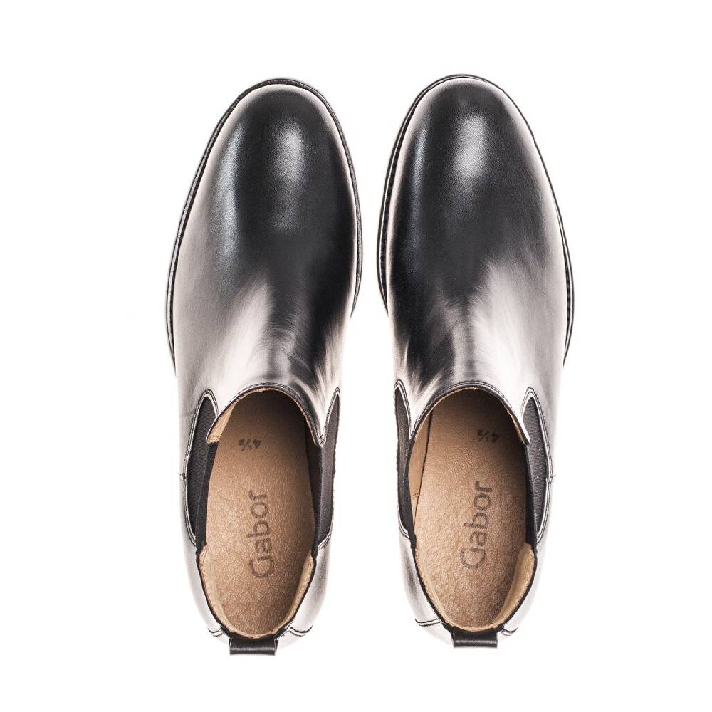 Pius Gabor Chelsea Boot schwarz Sonderangebot