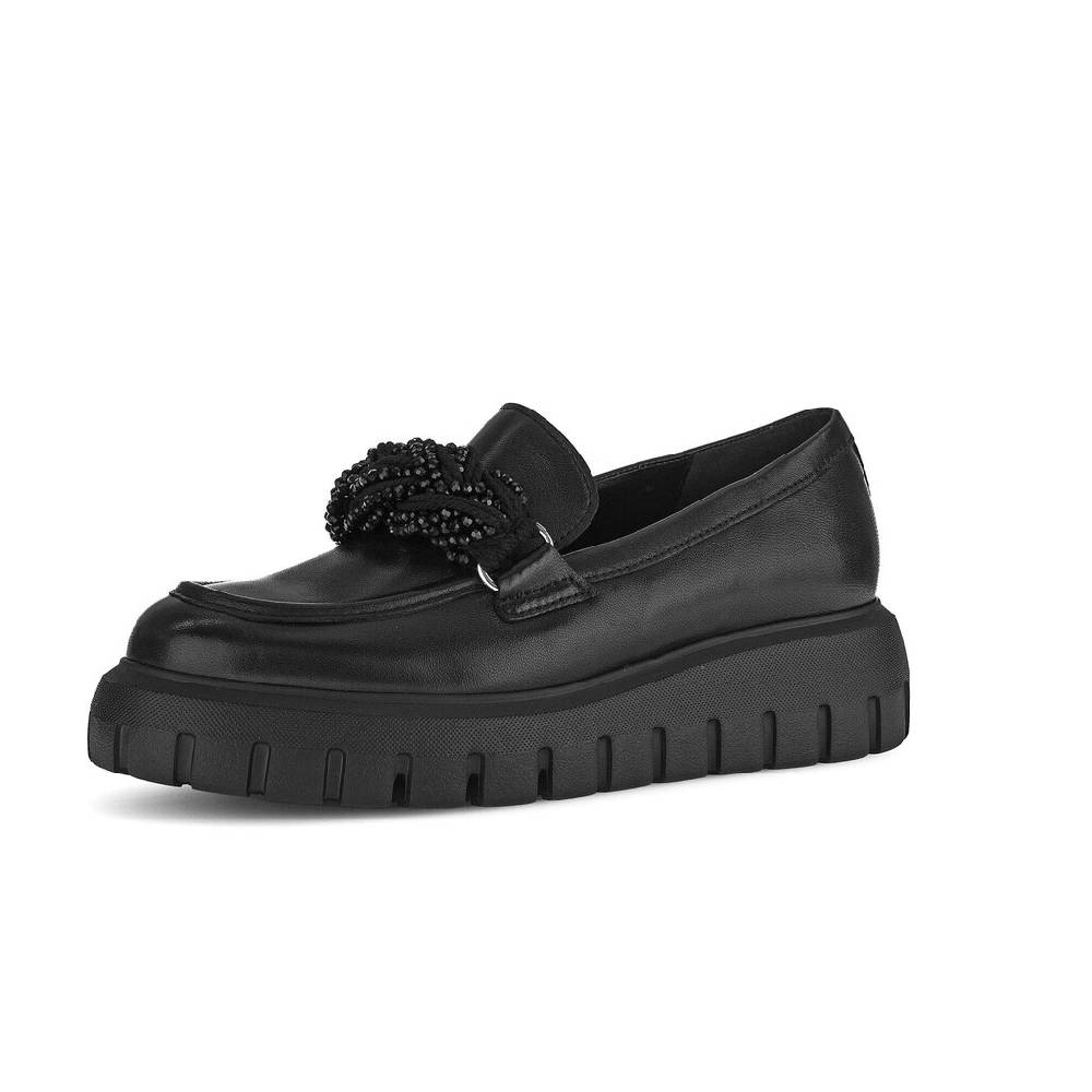 Pius Gabor Loafer schwarz Saisonschlussverkauf