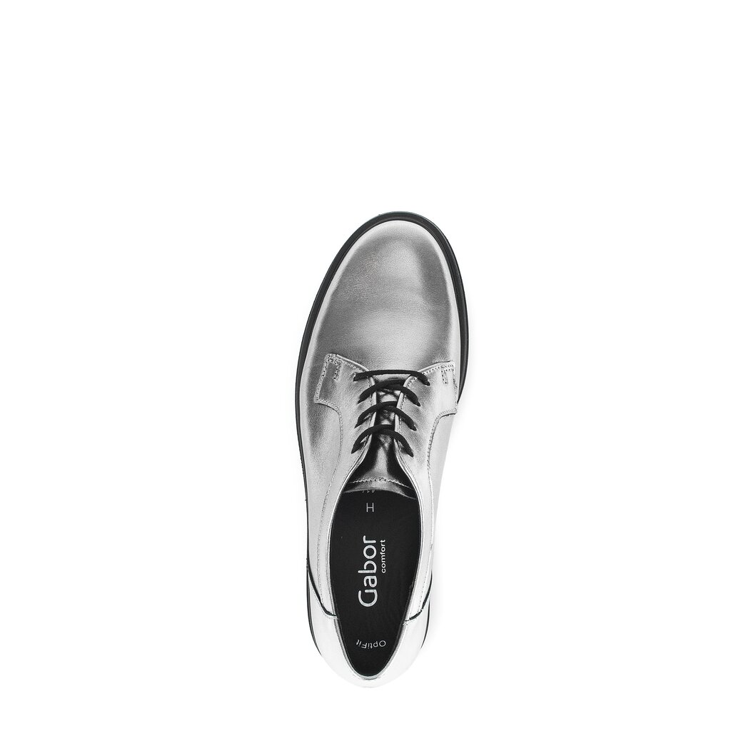 Pius Gabor Schnürschuh silber Top Angebot