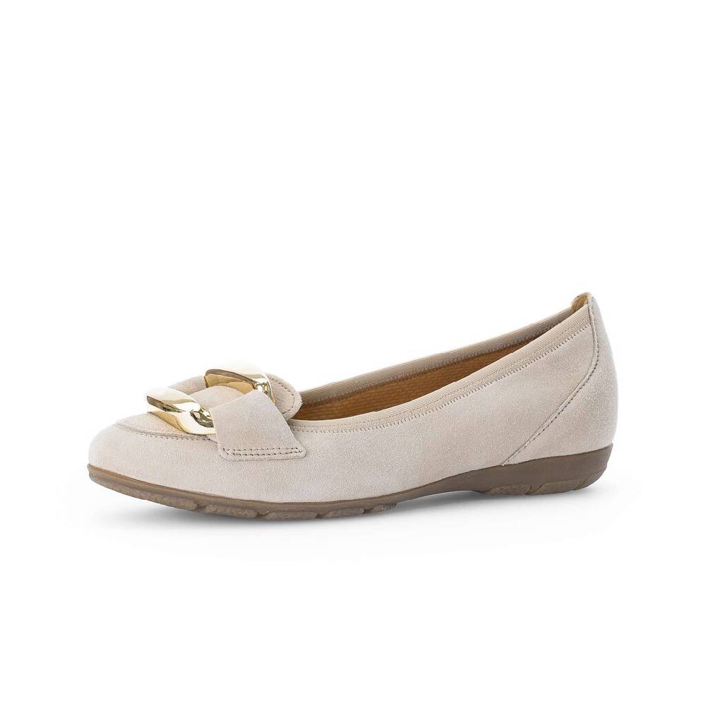 Pius Gabor Sportliche Ballerina beige Muttertagsangebot