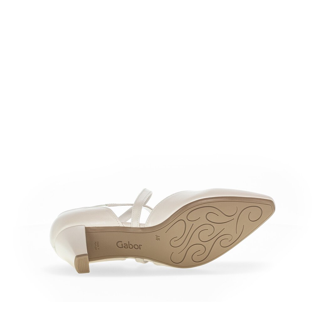 Pius Gabor Spangenpumps weiß Discount Store für neue Produkte