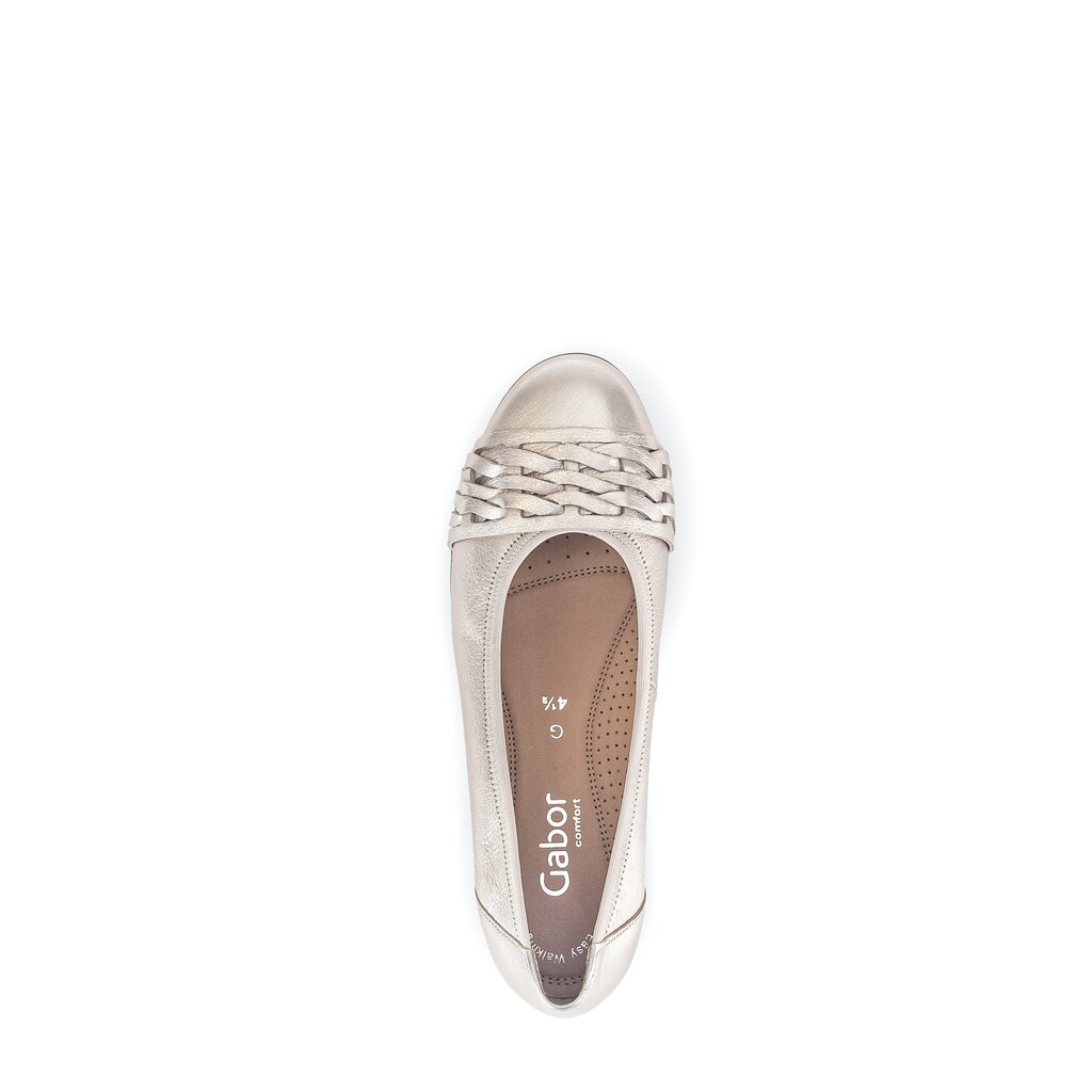 Pius Gabor Sportliche Ballerina gold 50% Rabatt mit kostenlosem Versand