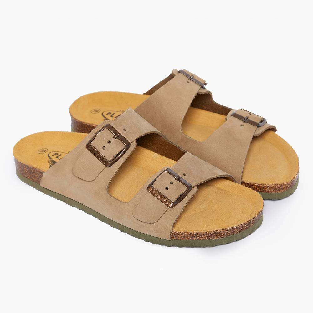 Plakton Formentera Beige-Khaki Nobuck Bis zu 65% Rabatt