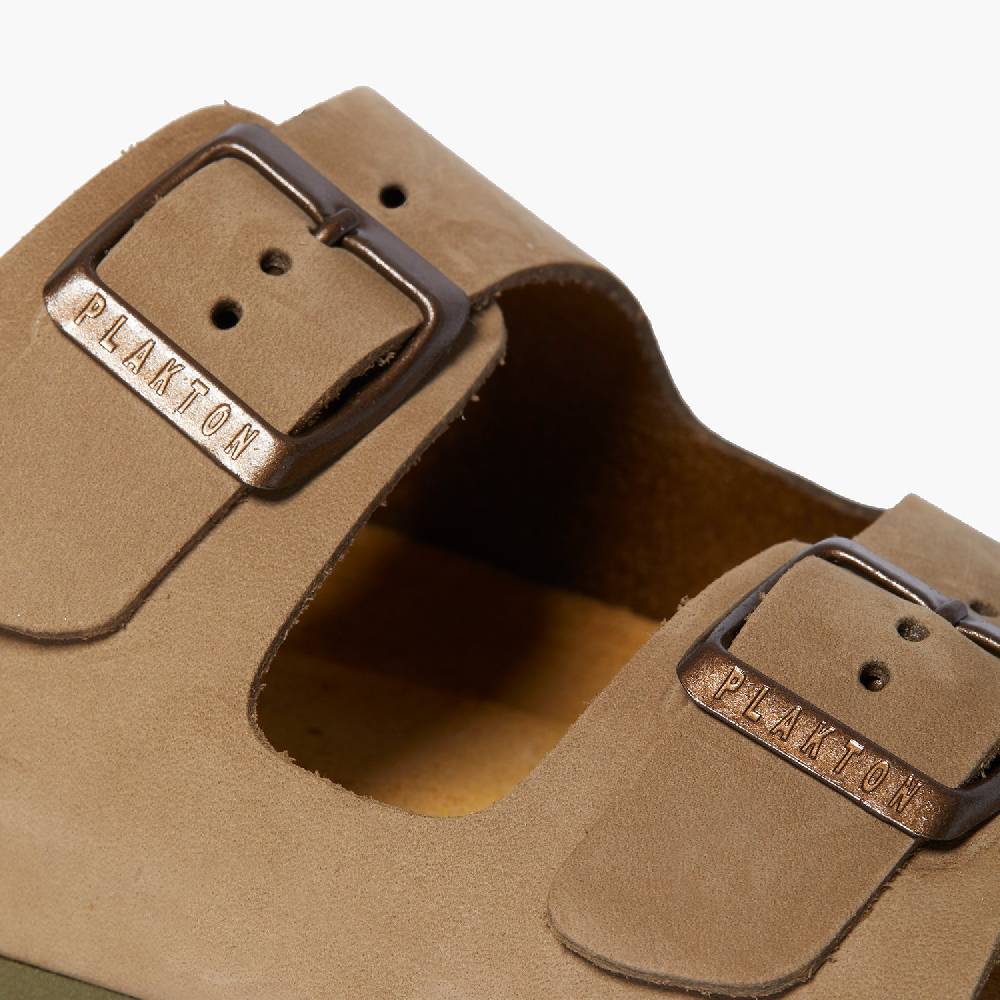 Plakton Formentera Beige-Khaki Nobuck 50% Rabatt für begrenzte Zeit