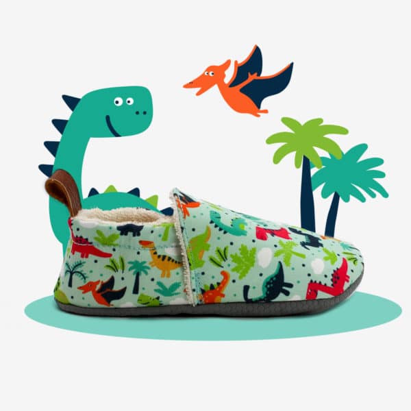 Pololo Barfuß Hausschuh Dinos Wochenangebot