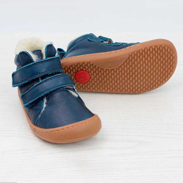 Pololo Barfuß Winterstiefel Blau Bis zu 60% Rabatt