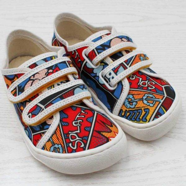Pololo Barfuß-Sneaker Seaqual Comic Vierteljährliche Förderung