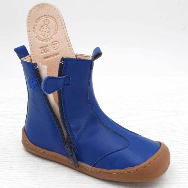 Pololo Barfußschuh Chelsea aus Kaktusleder Blau (vegan) Bis zu 55% Rabatt