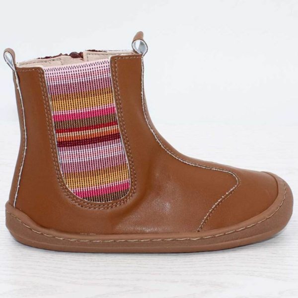 Pololo Barfußschuh Chelsea aus Kaktusleder Braun (vegan) Discount Store für neue Produkte