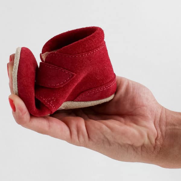 Pololo Für die ersten Schritte – “Porto” der Barfuß Kleinkindschuh rot Clearance-Verkauf