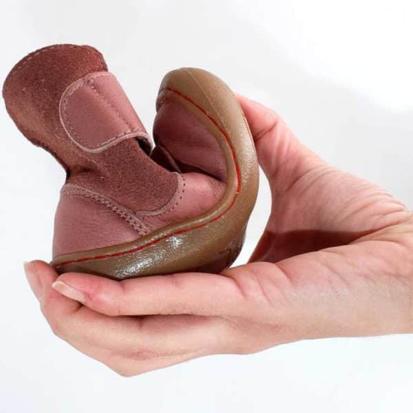 Pololo Barfußschuh Chelsea Leder Lila Im Verkauf