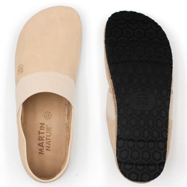 Pololo Barfußschuh für große Kinder und Erwachsene “MN-Apache” beige Blitzangebot
