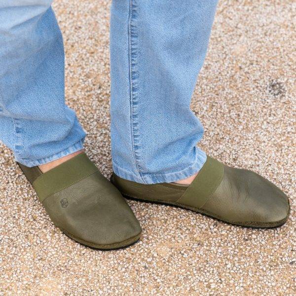 Pololo Barfußschuh für große Kinder und Erwachsene “MN-Apache” grün Neuheiten