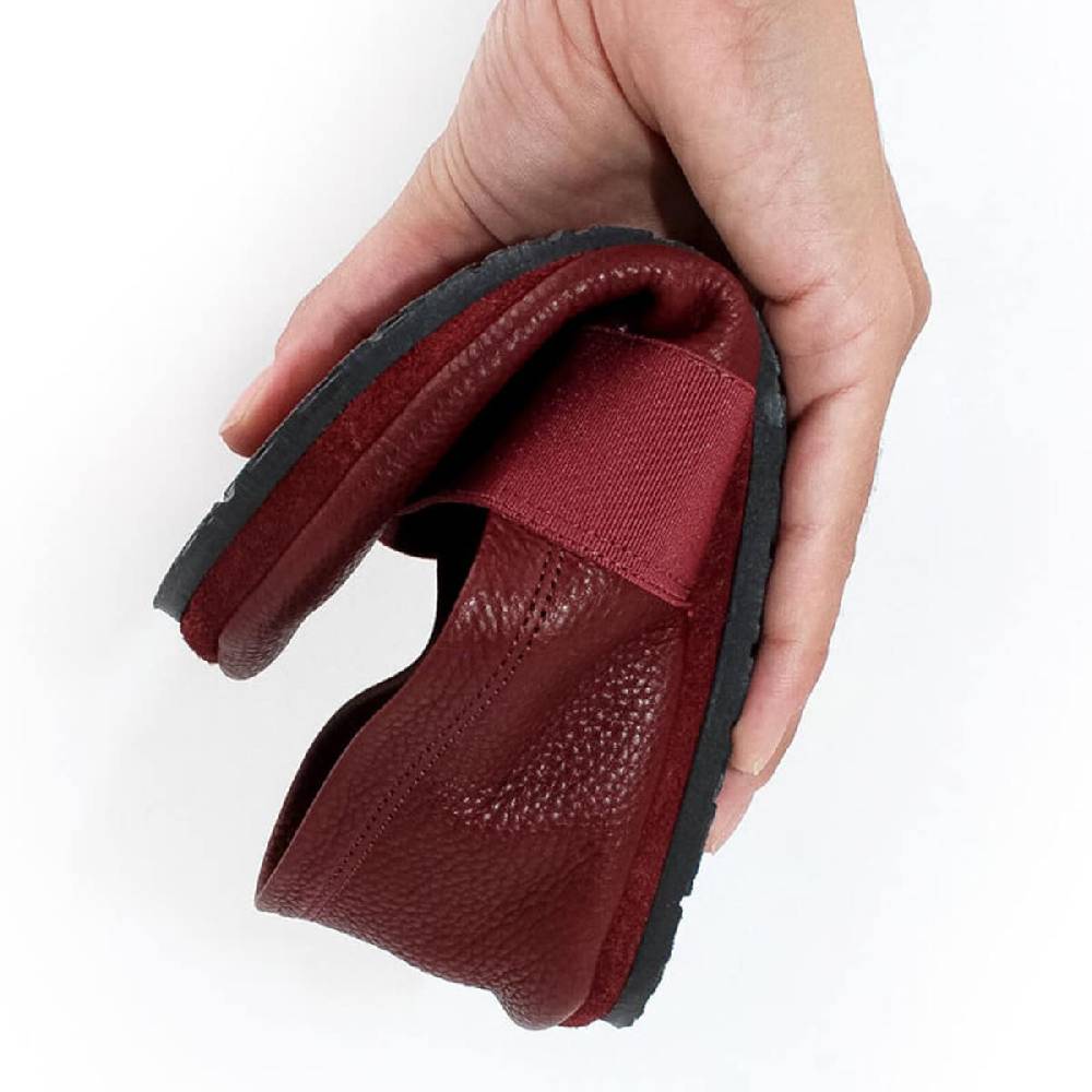 Pololo Barfußschuh für große Kinder und Erwachsene “MN-Apache” weinrot Tägliche Deals