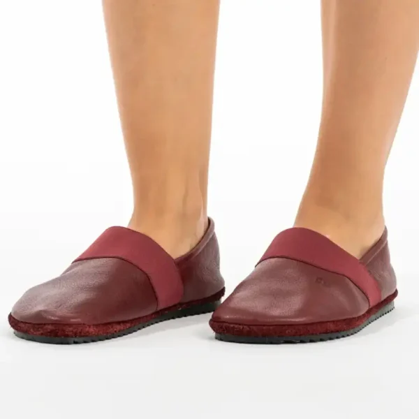 Pololo Barfußschuh für große Kinder und Erwachsene “MN-Apache” weinrot Tägliche Deals