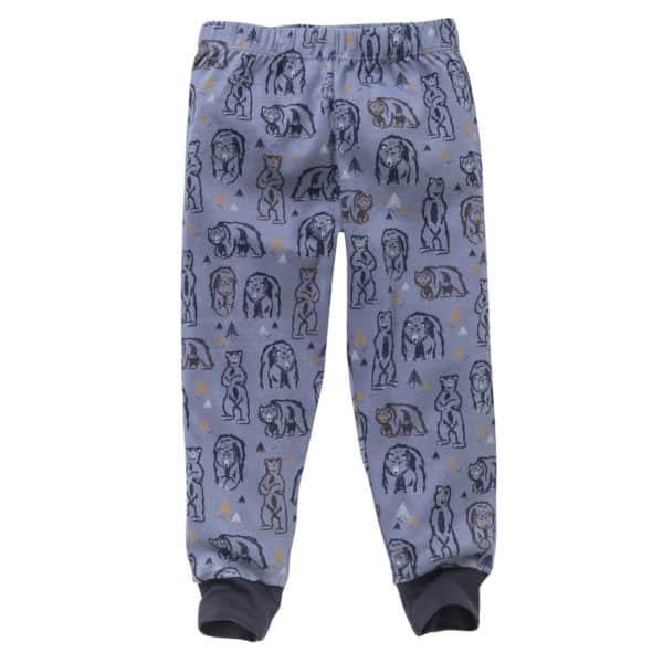 Pololo People Wear Organic Langarm-Pyjama “Grizzlybär”, blau/bedruckt, Baumwolle (Bio) Angebote