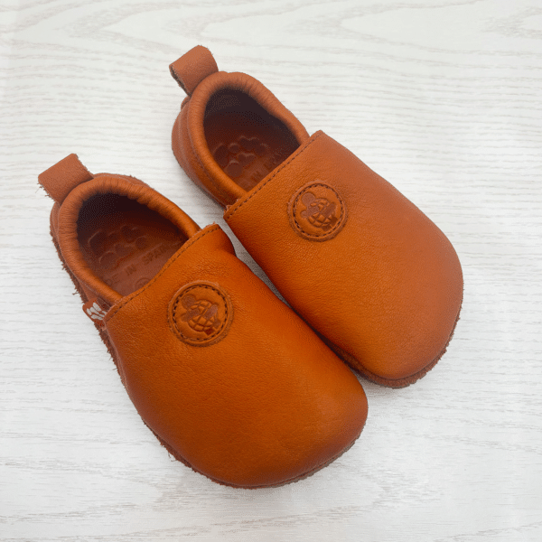 Pololo Barfußschuh Uni Leder Hellbraun Tiefpreis