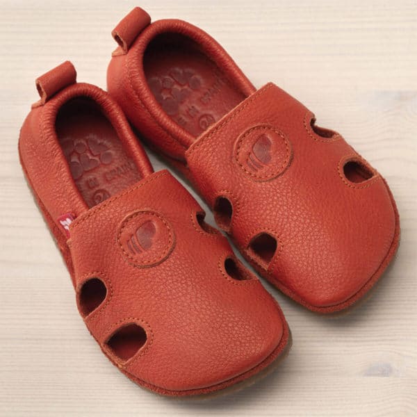 Pololo Barfuß Sandale “Sommer” Orange Super Rabatt