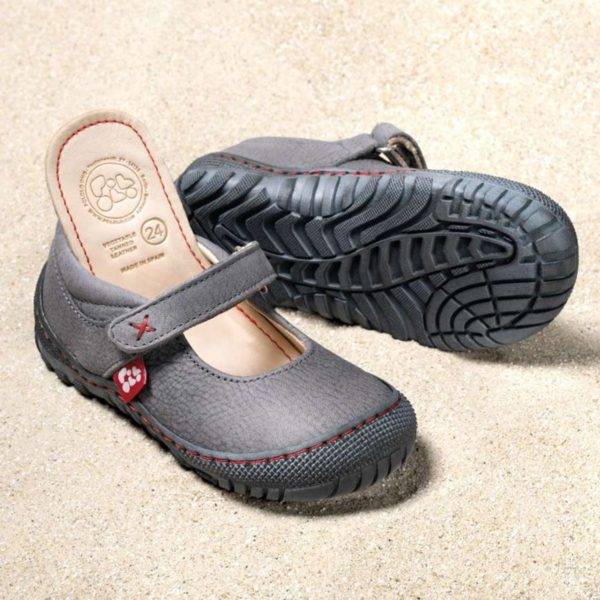 Pololo Ballerina Merce Grau Restbestände in 24 und 25 im Angebot