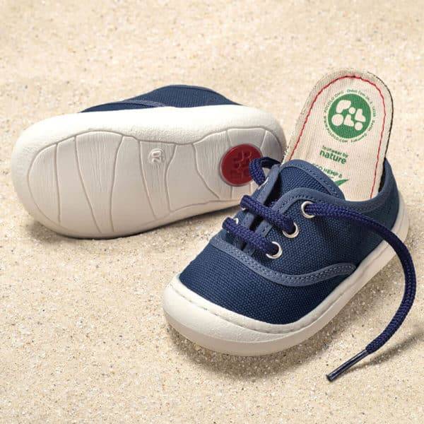 Pololo “Pepe” Baumwoll-Sneaker blau Schlussverkauf