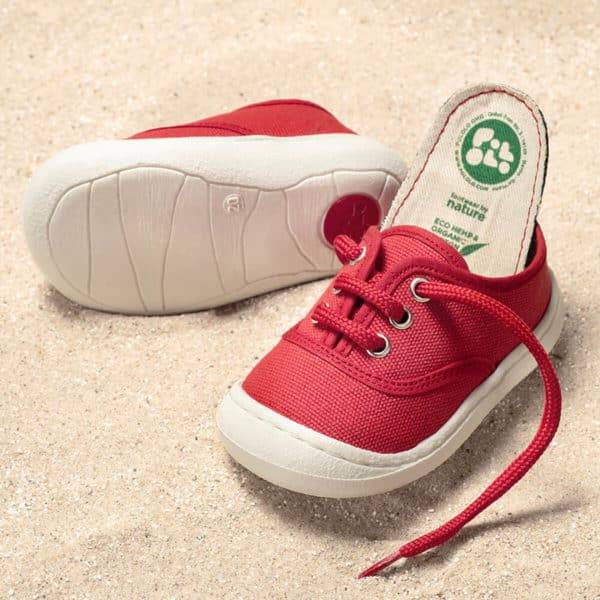 Pololo “Pepe” Baumwoll-Sneaker rot Blitzverkäufe