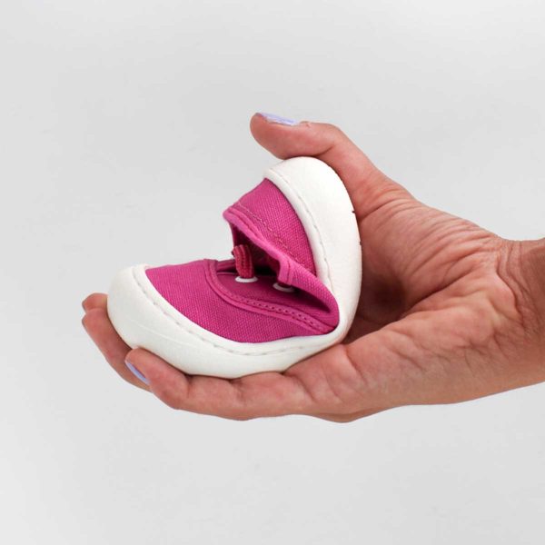 Pololo T-Bar Baumwollsandale “Arena” Pink Limitierter Zeitrabatt