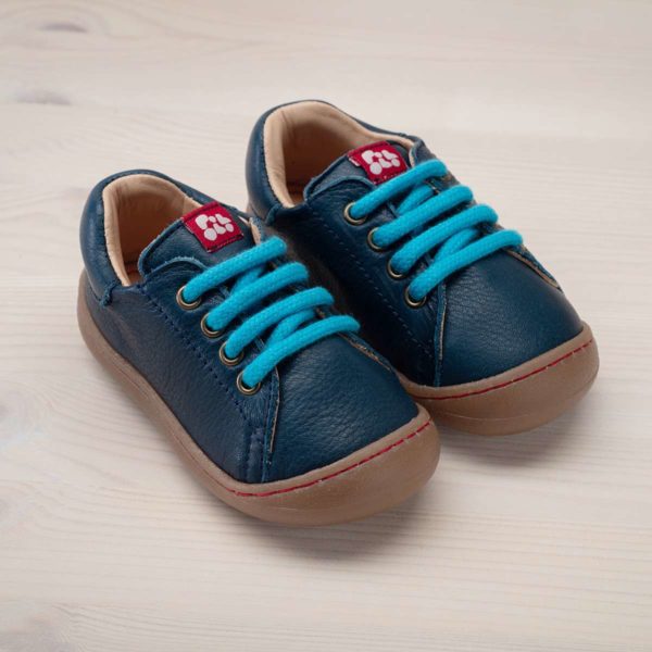 Pololo Sneaker Mini Leder Blau Begrenztes Angebot