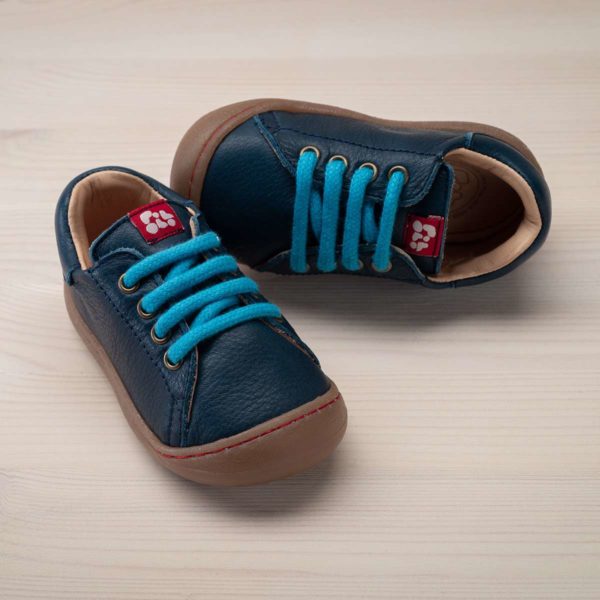 Pololo Sneaker Mini Leder Blau Begrenztes Angebot