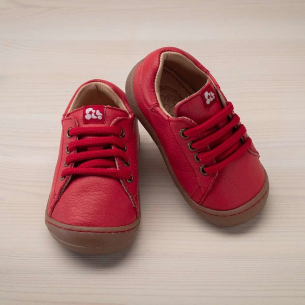 Pololo Sneaker Mini Leder Rot Exklusivangebot