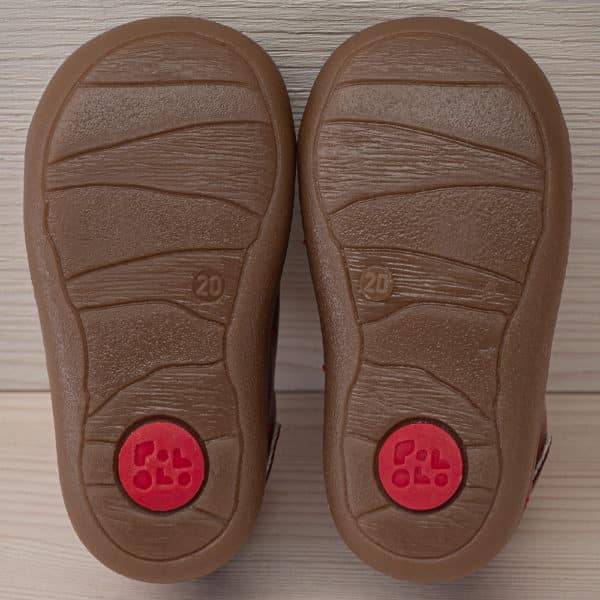 Pololo Sneaker Mini Leder Rot Exklusivangebot