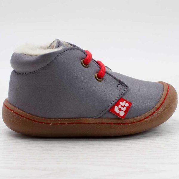Pololo Juan Wollfutter Grau Neueste Mode