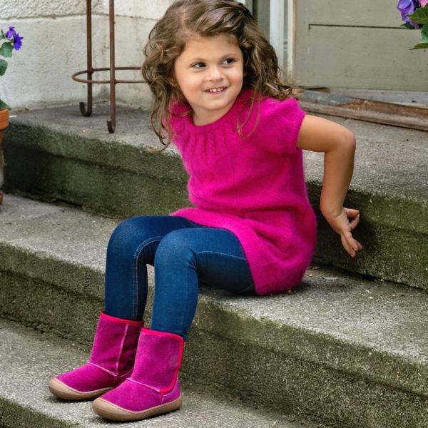 Pololo Winterstiefel “Toledo” 20-27 in Pink Räumungsverkauf
