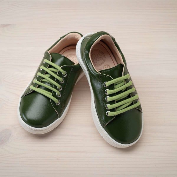 Pololo Veganer Kaktus Sneaker Grün Maxi 24-34 Tiefpreis
