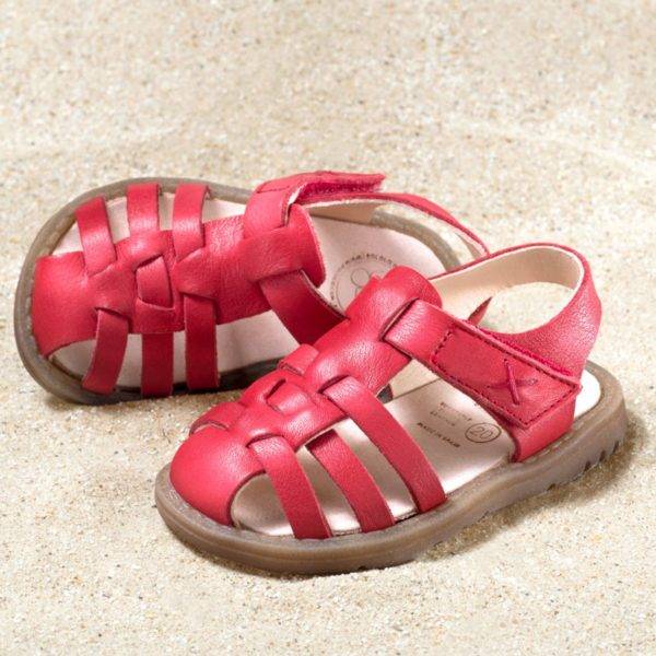 Pololo Sandale Fiesta Rot – Restpaare in Größe 20 & 21 Outlet