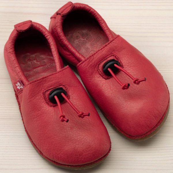 Pololo Outdoor Barfußschuh “Cordel” Rot mit Gummisohle Angebote