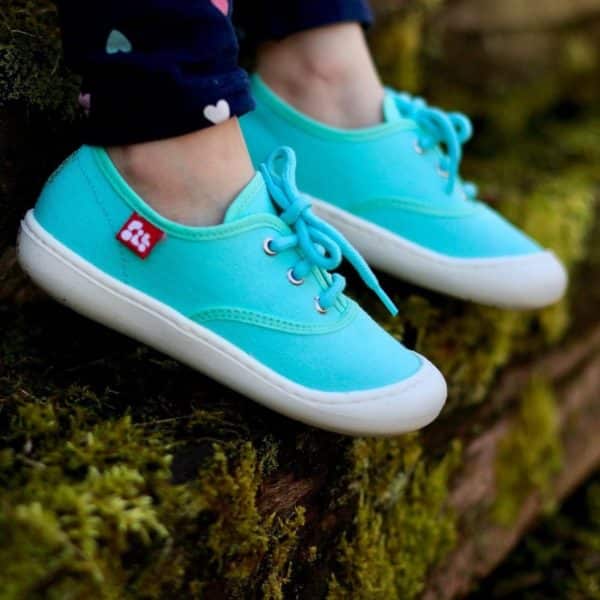 Pololo “Pepe” Baumwoll-Sneaker türkis Hotsell