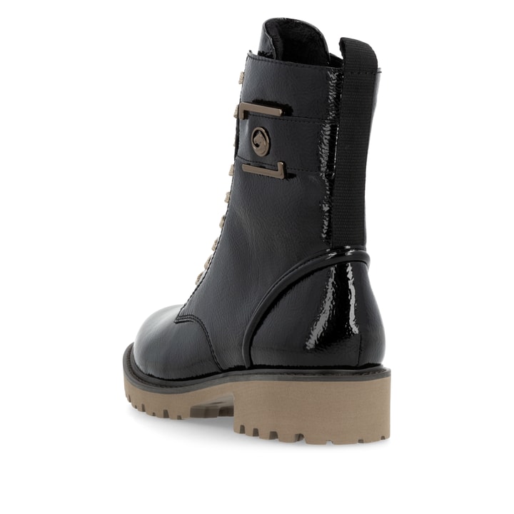 Remonte Artikelnummer D8663-00 remonte Damen Biker Boots glanzschwarz Große Rabatte