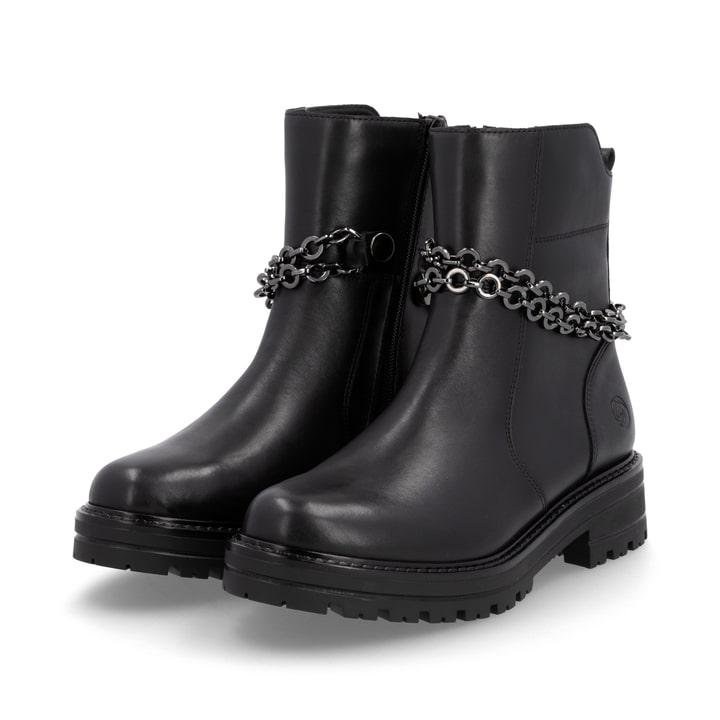 Remonte Artikelnummer D2285-00 remonte Damen Biker Boots nachtschwarz Kauf eins, bekomm eins gratis