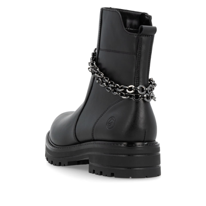 Remonte Artikelnummer D2285-00 remonte Damen Biker Boots nachtschwarz Kauf eins, bekomm eins gratis