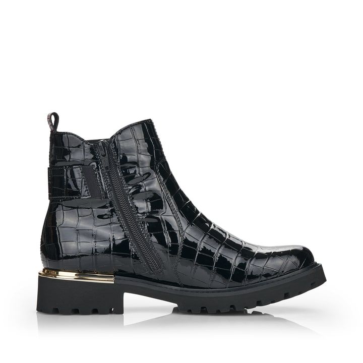 Remonte Artikelnummer D8684-02 remonte Damen Chelsea Boots lackschwarz Letzte 2 Tage