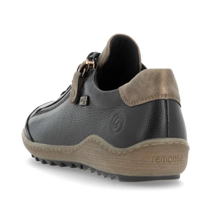 Remonte Artikelnummer R1402-08 remonte Damen Schnürschuhe urbanschwarz-zimtbraun Nur noch ein Tag übrig