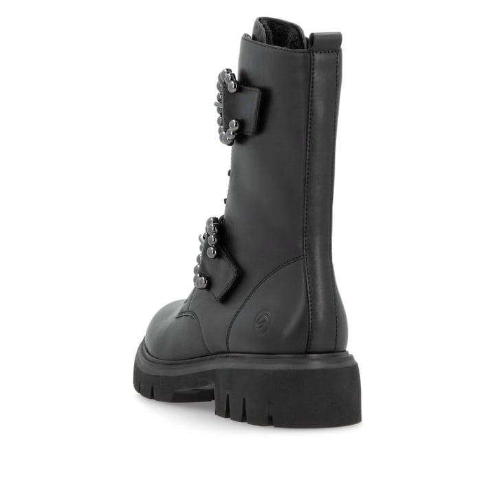 Remonte Artikelnummer D1W70-00 remonte Damen Schnürstiefel tiefschwarz 50% Rabatt mit kostenlosem Versand