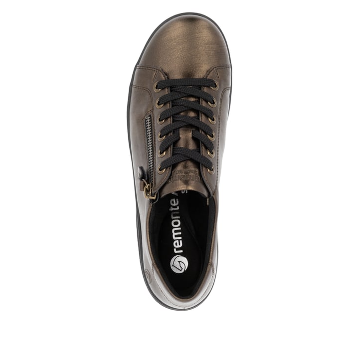 Remonte Artikelnummer D1E03-25 remonte Damen Schnürschuhe bronze-metallic Im Verkauf