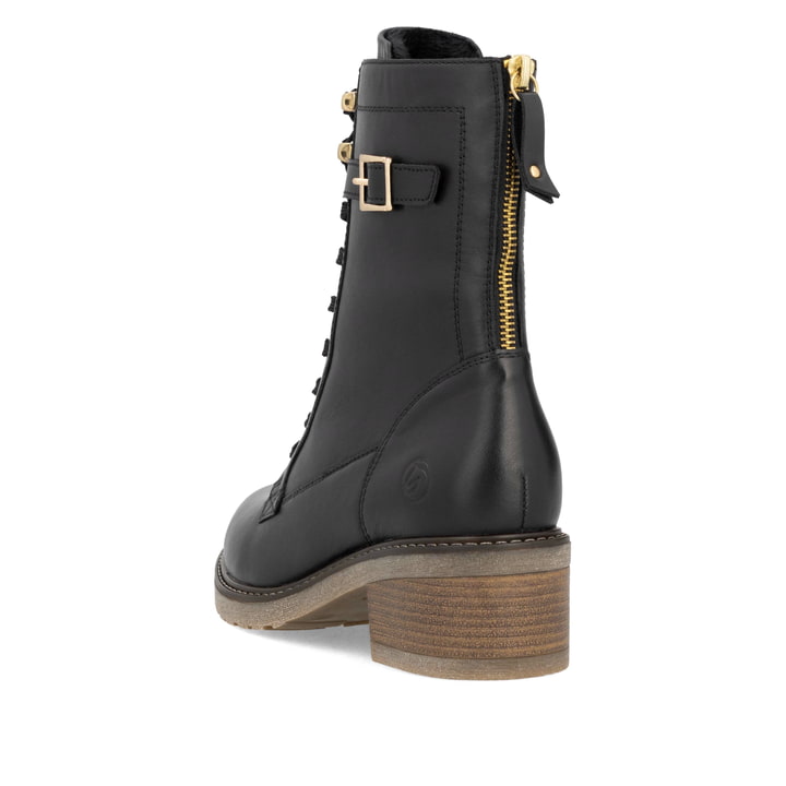 Remonte Artikelnummer D1A78-00 remonte Damen Biker Boots nachtschwarz Schlussverkauf