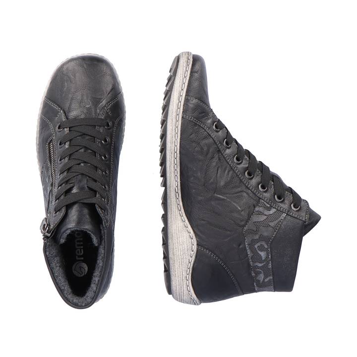 Remonte Artikelnummer R1484-02 remonte Damen Schnürschuhe graphitschwarz Versandkostenfrei