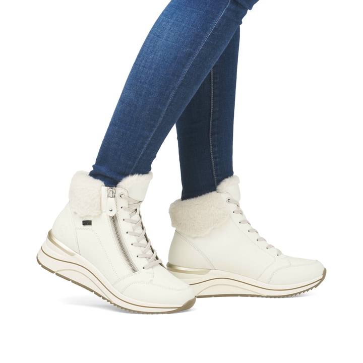 Remonte Artikelnummer D0T77-80 remonte Damen Schnürstiefel schneeweiß Preisnachlass