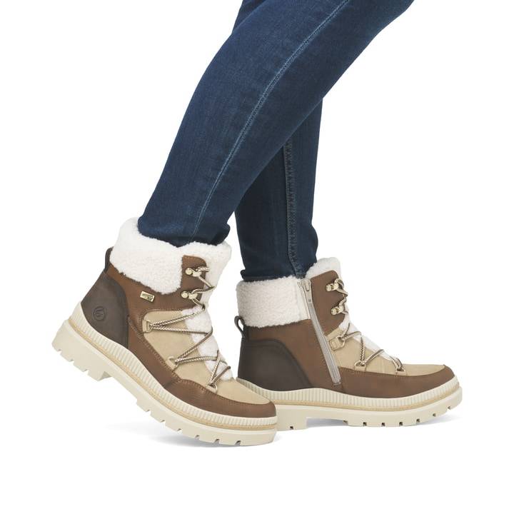 Remonte Artikelnummer D0C80-22 remonte Damen Schnürstiefel holzbraun Saisonschlussverkauf