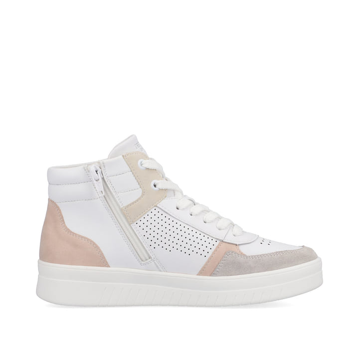Remonte Artikelnummer D0J70-80 remonte Damen Sneaker macciatoweiß-altrosa-beige Weihnachtsangebot