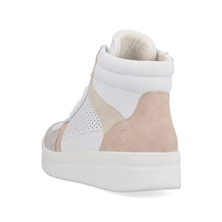 Remonte Artikelnummer D0J70-80 remonte Damen Sneaker macciatoweiß-altrosa-beige Weihnachtsangebot
