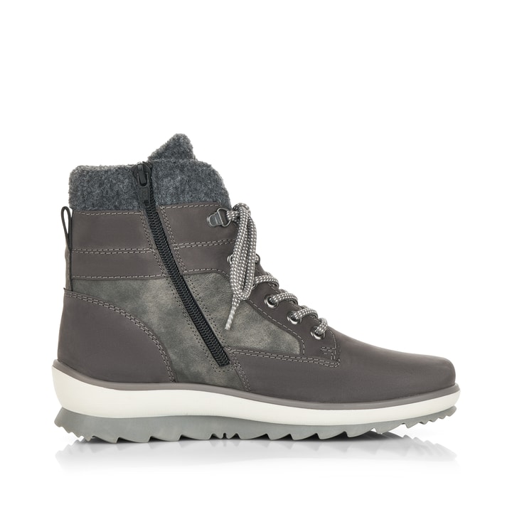 Remonte Artikelnummer R8477-45 remonte Damen Schnürstiefel granitgrau Valentinstagsangebot